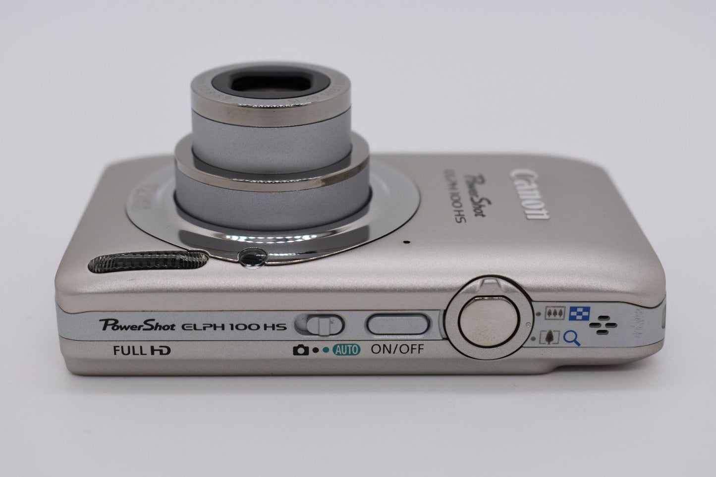 Canon PowerShot ELPH 100 HS Digital Camera Silver Complete - FULLY TESTED โ