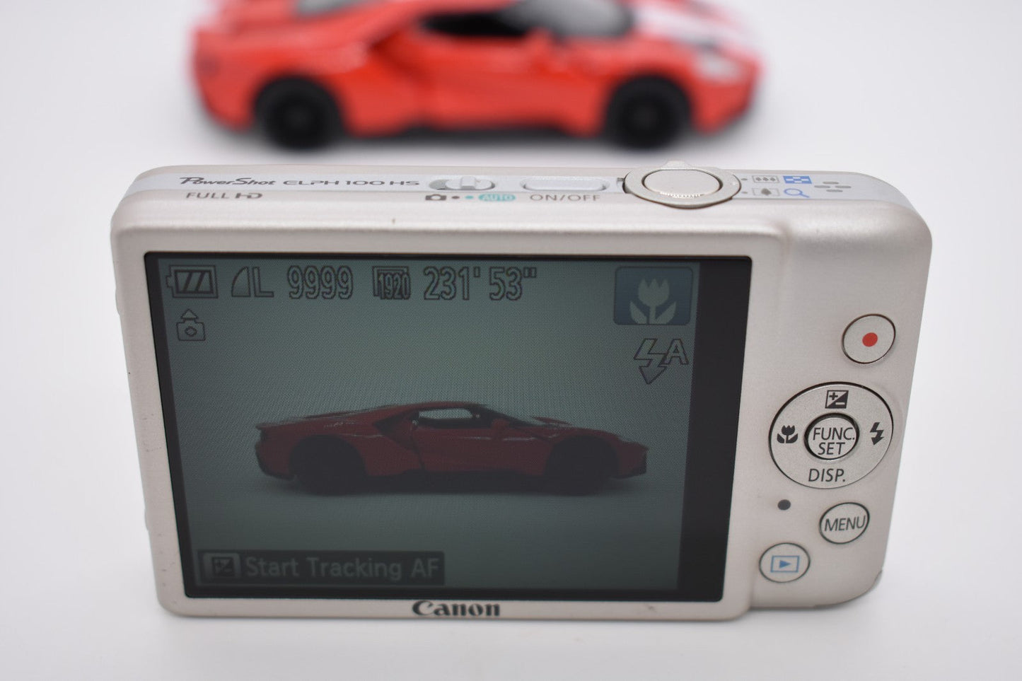 Canon PowerShot ELPH 100 HS Digital Camera Silver Complete - FULLY TESTED โ
