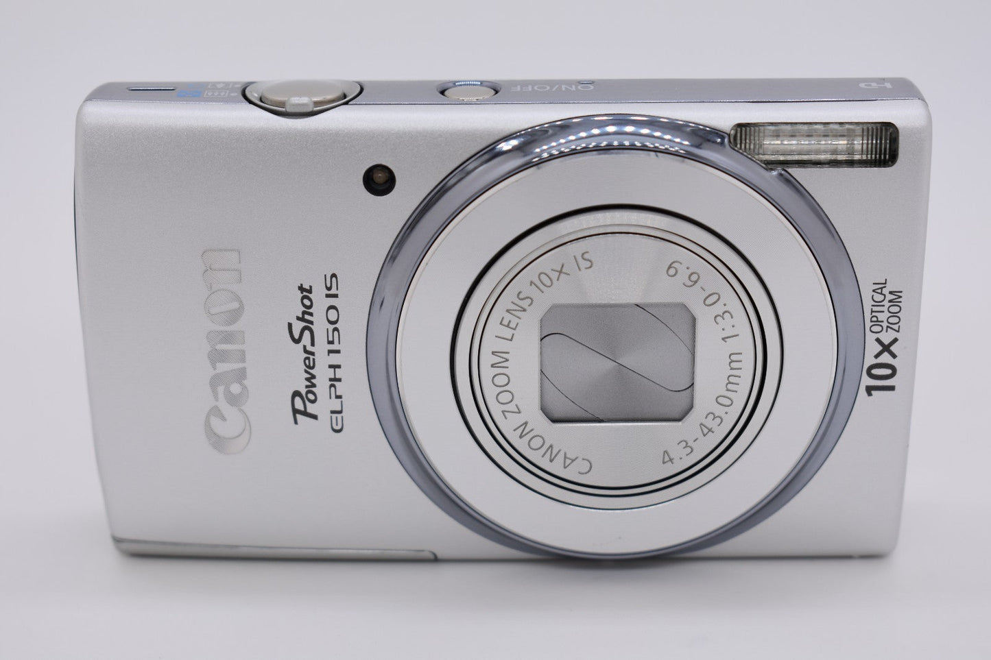 Canon PowerShot ELPH 150 IS Digital Camera Silver 10x Zoom Complete - Tested β