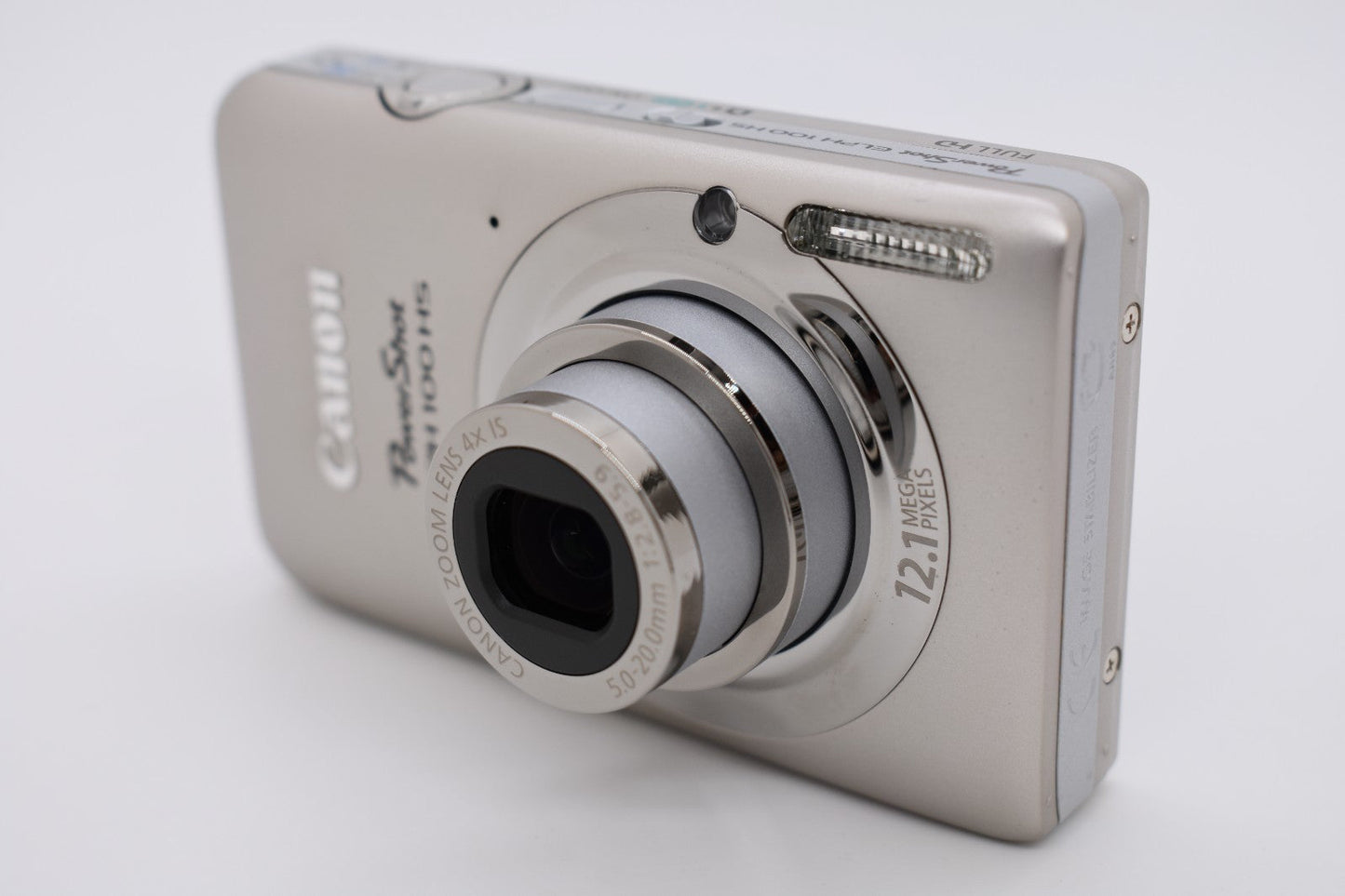 Canon PowerShot ELPH 100 HS Digital Camera Silver Complete - FULLY TESTED ✅