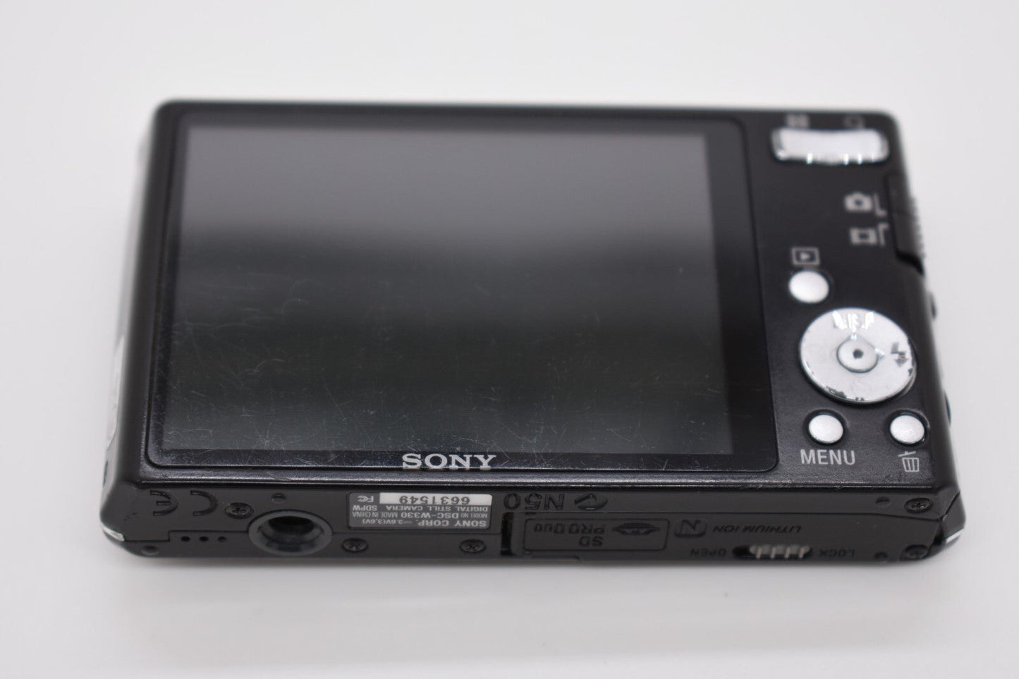 Sony Cyber-Shot DSC-W330 14.1MP 4x Optical Zoom Digital Camera Black - TESTED ✅