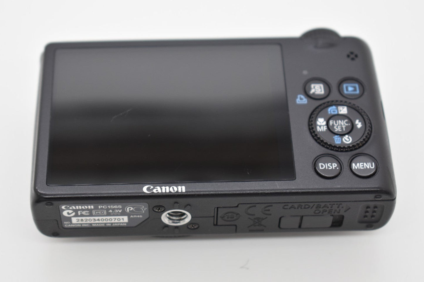 Canon PowerShot S95 10.0MP Digital Black Camera Complete - FULLY TESTED WORKS ✅