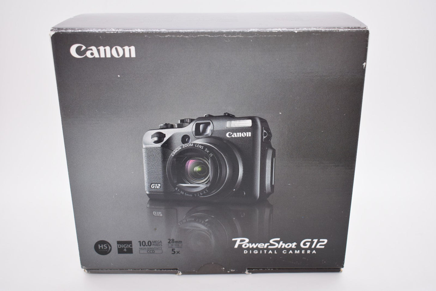 Canon PowerShot G12 Digital Camera 10.0MP 5x Optical Zoom Bundle - Fully Tested