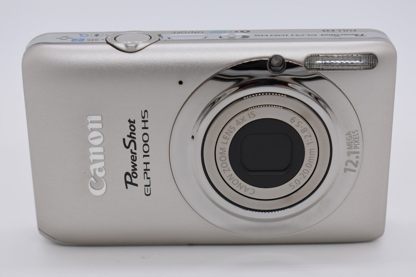 Canon PowerShot ELPH 100 HS Digital Camera Silver Complete - FULLY TESTED ✅