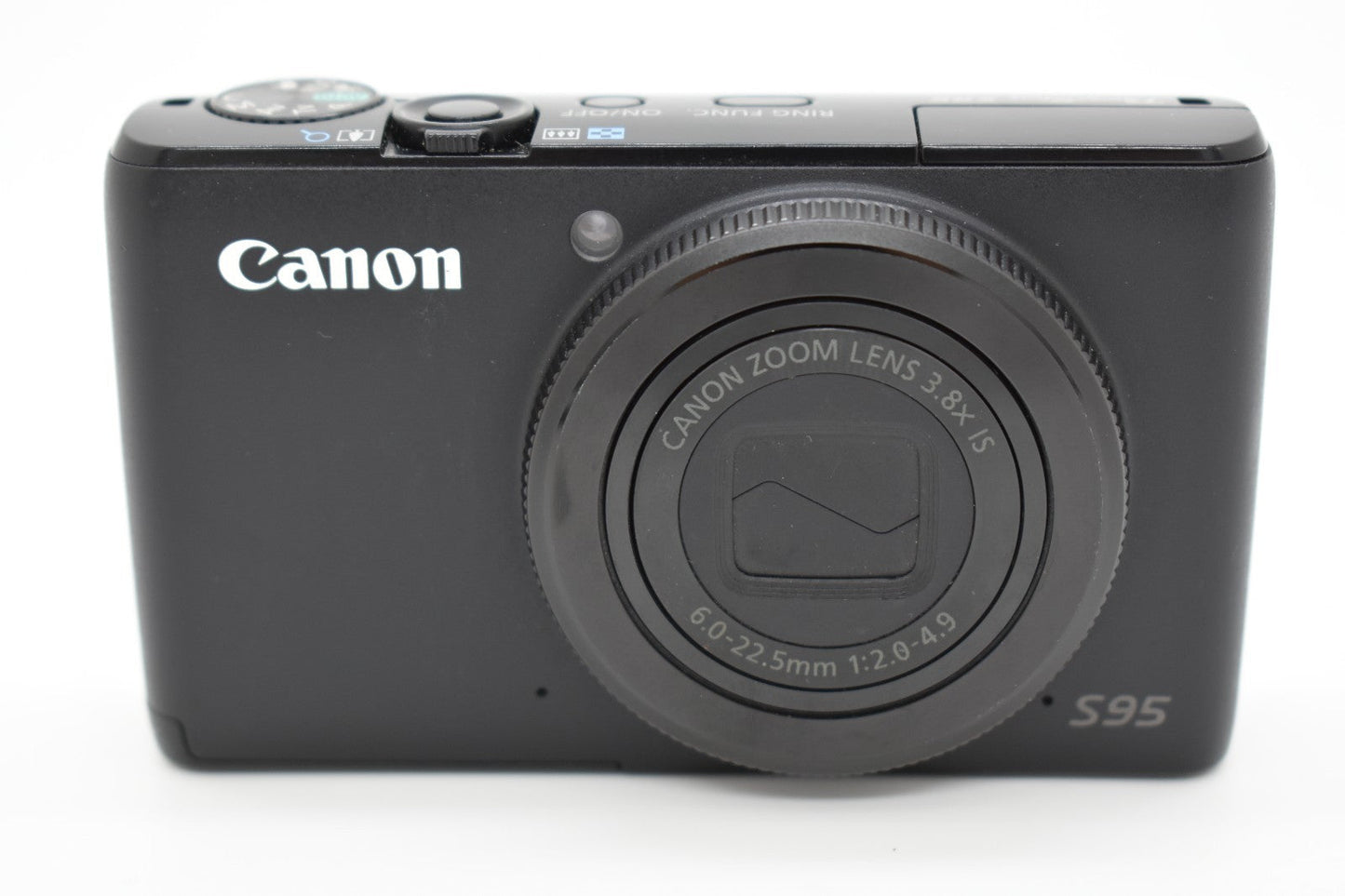 Canon PowerShot S95 10.0MP Digital Black Camera Complete - FULLY TESTED WORKS ✅