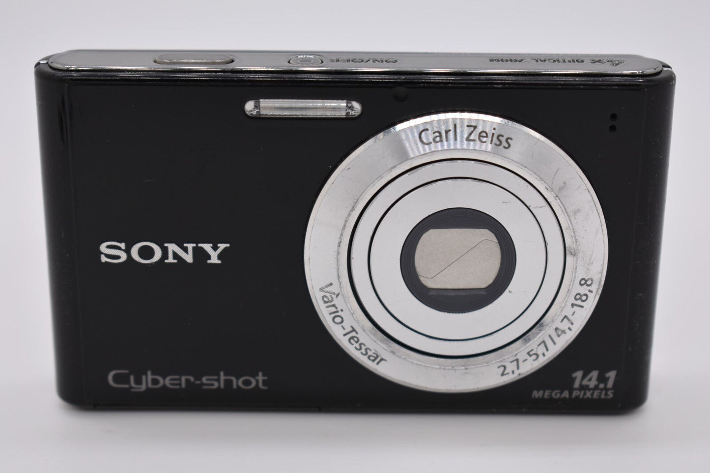 Sony Cyber-Shot DSC-W330 14.1MP 4x Optical Zoom Digital Camera Black - TESTED ✅