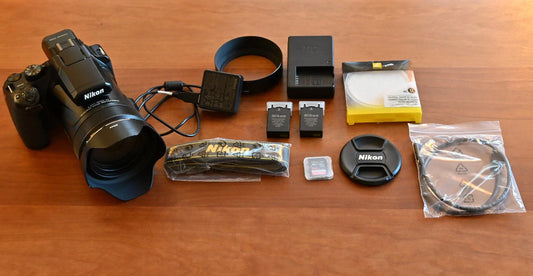 NIkon COOLPIX P1100 Superzoom Digital Camera*MINT*EXTRA BATTERIES/ND FILTER/etc.